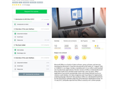 Screenshot of Headstart LMS