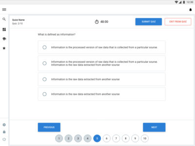 Screenshot of Headstart LMS