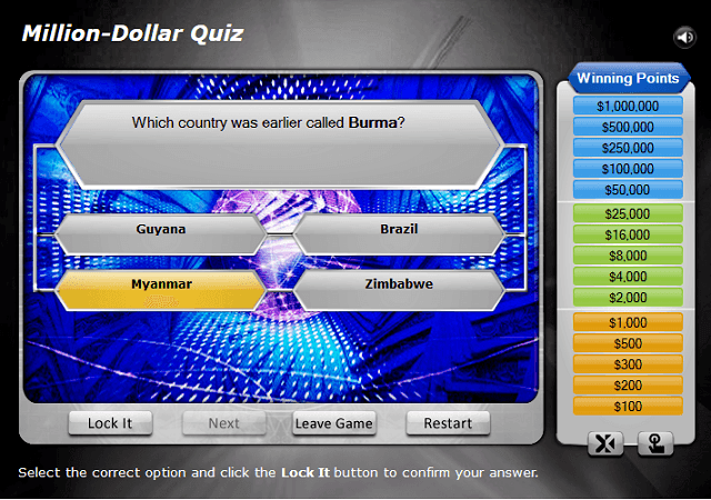 Million-Dollar Quiz