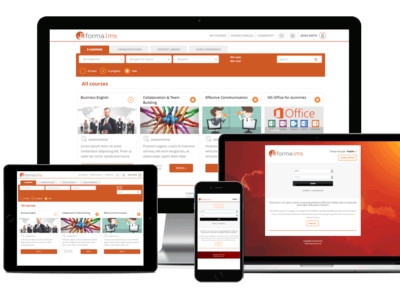 Screenshot of Forma LMS