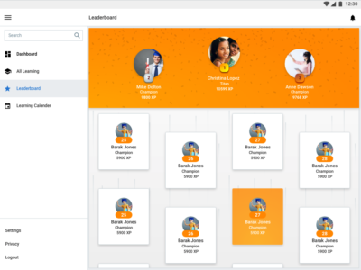 Screenshot of Headstart LMS