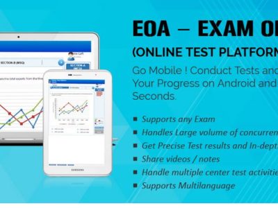 Screenshot of EOA - Online Test Platform