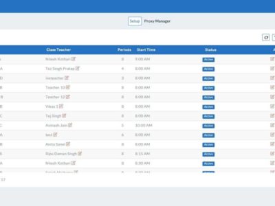 Screenshot of Pateast School Management Software