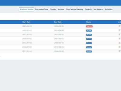 Screenshot of Pateast School Management Software