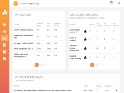 Screenshot of Alver Learning