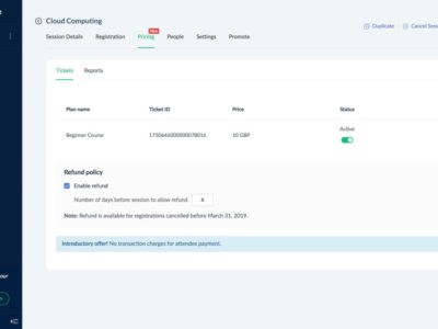 Screenshot of Zoho ShowTime