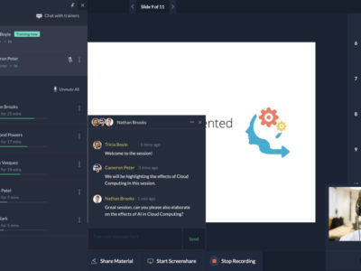 Screenshot of Zoho ShowTime