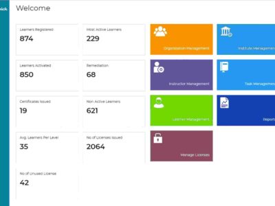 Screenshot of Flipick LMS