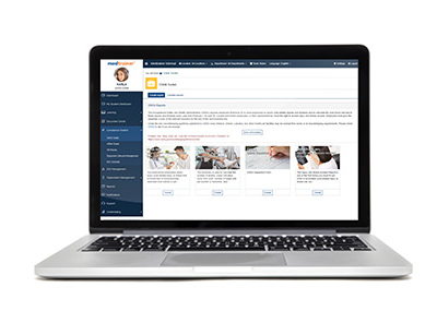 Screenshot of MedTrainer LMS