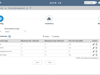 Screenshot of EduSys - ERP Software for School, College & Univeristy