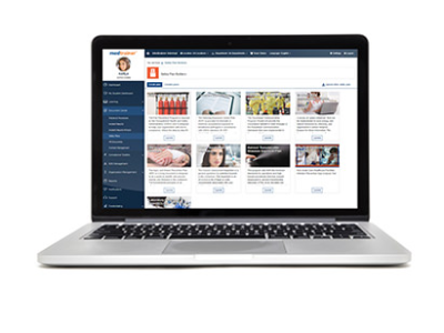 Screenshot of MedTrainer LMS