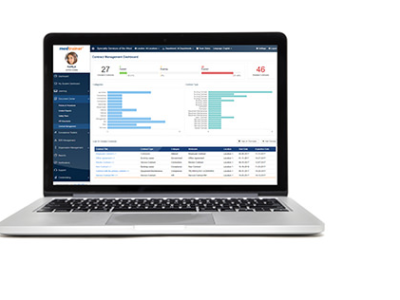 Screenshot of MedTrainer LMS