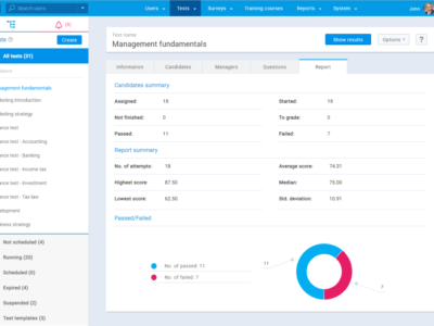 Screenshot of YouTestMe GetCertified