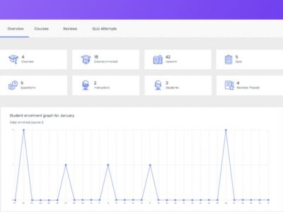 Screenshot of Tutor LMS