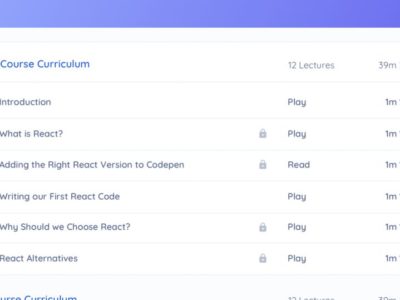 Screenshot of Tutor LMS