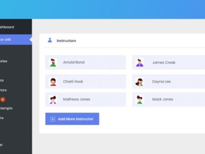 Screenshot of Tutor LMS