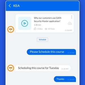 Screenshot of KEA