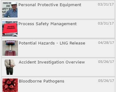 Screenshot of ExxTend Learning