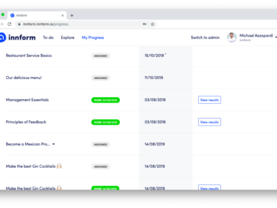 Screenshot of Innform