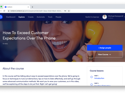 Screenshot of Innform