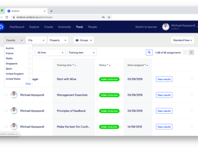 Screenshot of Innform