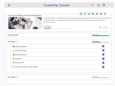 Screenshot of BizLMS
