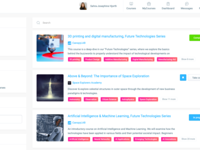 Screenshot of CanopyLAB