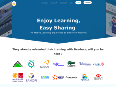 Screenshot of Beedeez