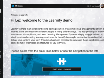 Screenshot of Learnify Engage & Learn