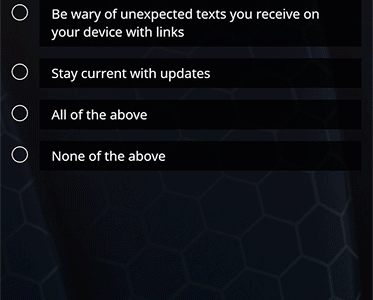 Screenshot of OttoLearn Microlearning