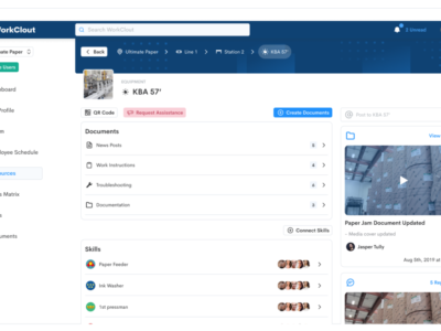 Screenshot of WorkClout Performance Support