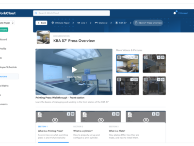 Screenshot of WorkClout Performance Support