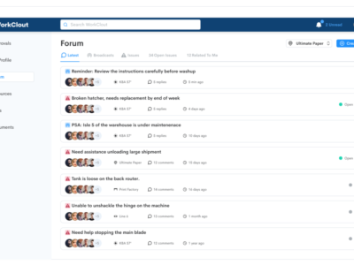 Screenshot of WorkClout Performance Support