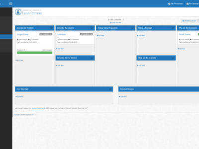 Screenshot of Leantime
