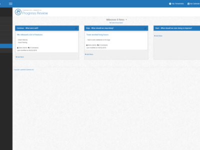 Screenshot of Leantime