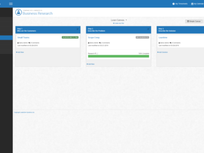 Screenshot of Leantime