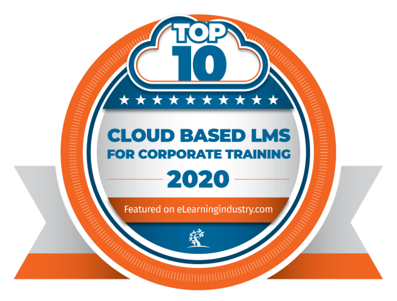 Top 10 Cloud-Based LMS For Corporate Training Badge Image