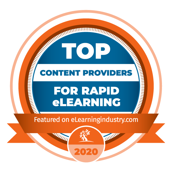 Top Content Providers for Rapid eLearning Badge