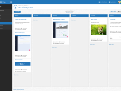 Screenshot of Leantime