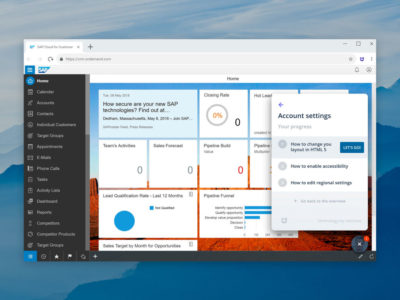 Screenshot of Userlane