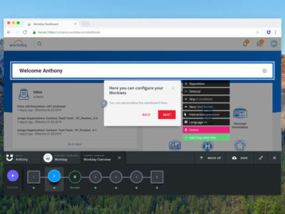 Screenshot of Userlane