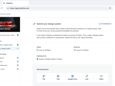 Screenshot of Eduflow