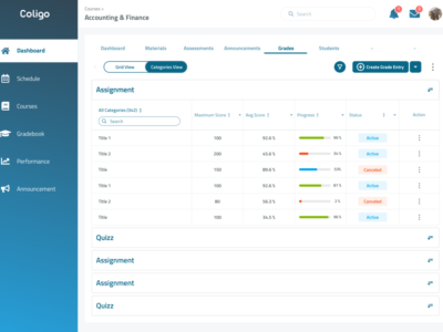Screenshot of Coligo