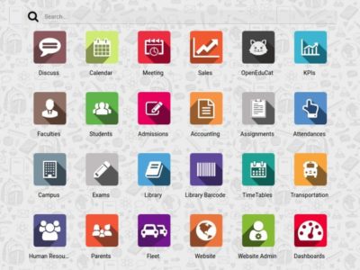 Screenshot of OpenEduCat