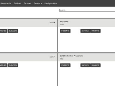 Screenshot of OpenEduCat