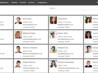 Screenshot of OpenEduCat