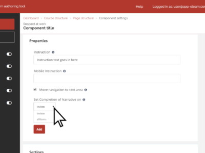 Screenshot of App-eLearn