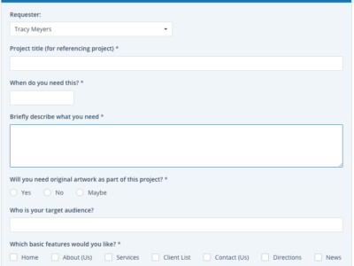Screenshot of Workzone
