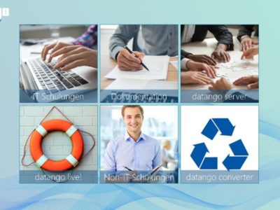 Screenshot of datango