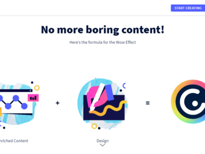 Screenshot of Genially